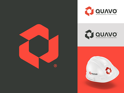 Quavo abstract branding building construcrion graphic design icon logo