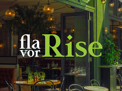 Flavor Rise – Restaurant Branding & Visual Identity advertising banner brand design brand identity branding cafe case study design fancy restaurant fast food graphic design inspiration logo logo design marketing poster restaurant visual identity visumind visumind creative