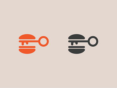 KEY & BURGER 2025 branding burger design food graphic design illustration key logo minimal logo restaurant typography vector