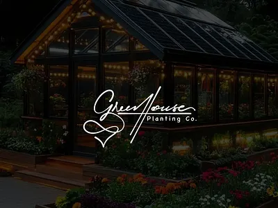 Plant logo | Digital signature | calligraphy graphic design