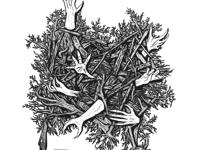 The Nest | Comics Illustration art artwork comics design flat graphic design illustration ink line art minimal painting