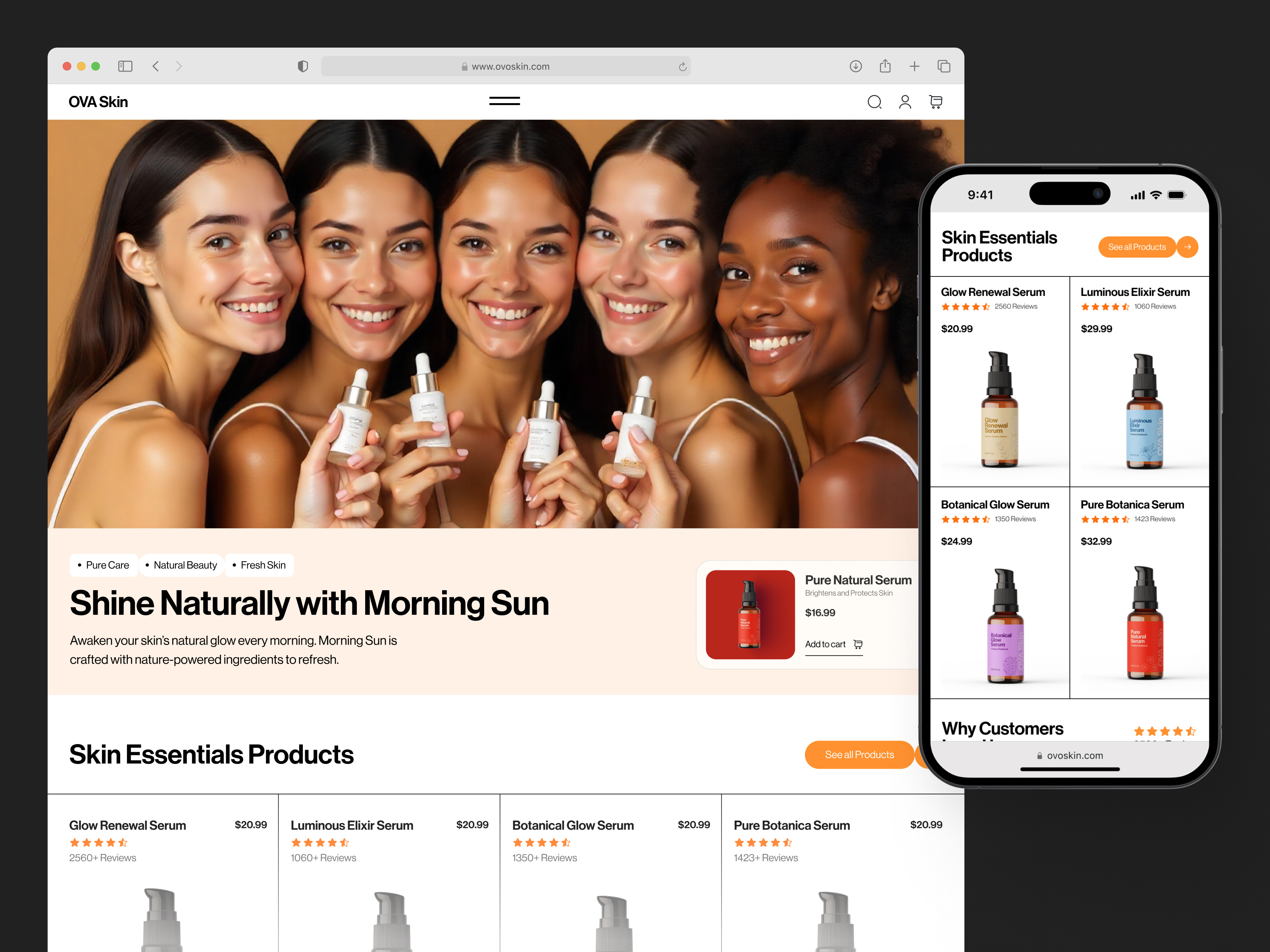 Example of High Converting Landing Page Design