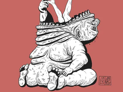 Hunger | Comics Illustration art artwork comics design illustration minimal