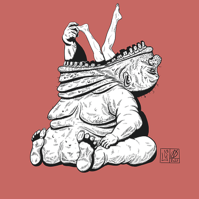 Hunger | Comics Illustration art artwork comics design illustration minimal