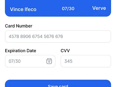 Checkout & Add new card checkout add card screen dailyui 002