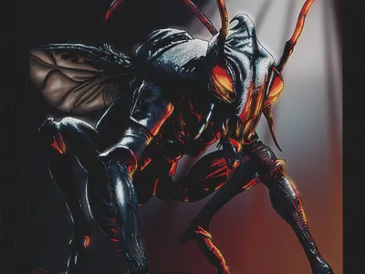 Flyman | Comics Illustration art artwork comics design fantasy illustration painting scifi