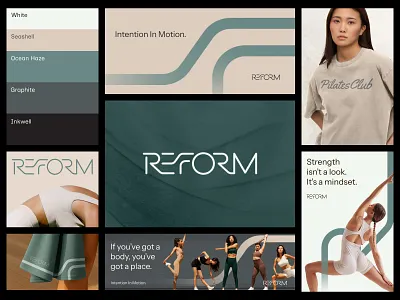 Reform Pilates Studio bali brand identity branding pilates branding pilates studio visual identity wellness