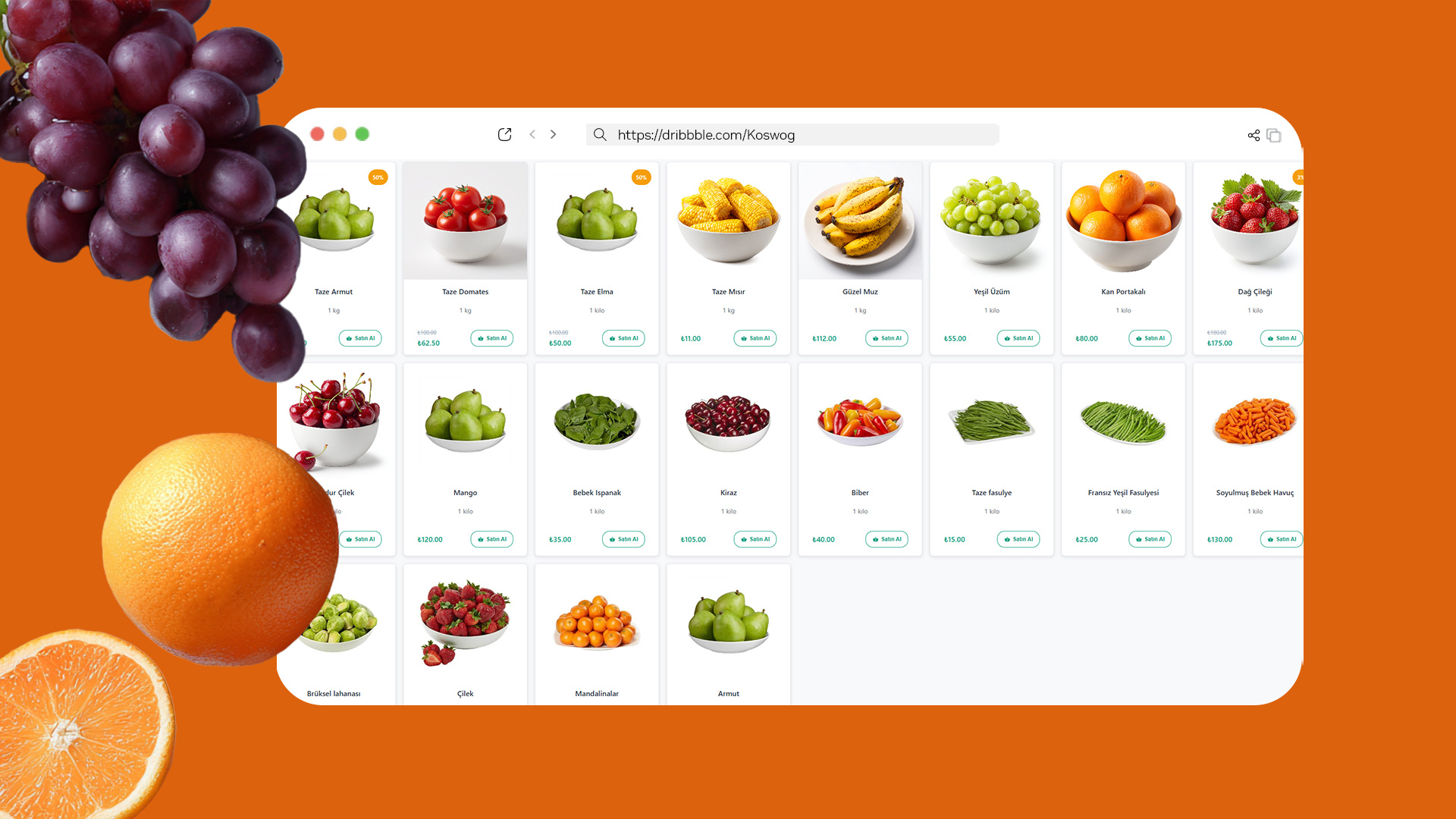 FreshBasket – Smart Grocery Marketplace admin panel ecommerce fresh food fruits grocery management marketplace modern ui online store product shop app ux design vegetables