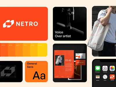 Netro - Logo Design brand design brand identity branding design graphic design logo