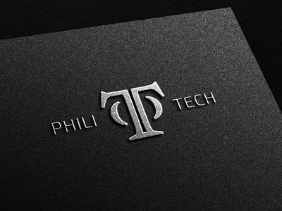 Phili Tech Logo asia branding coding design game graphic design logo minimal serif technology timeless