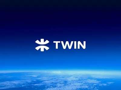TWIN logo design brand branding business connection crypto digital finance fintech global globe icon logo real life smart t trade trading twin visual identity web3