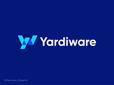 Yardiware branding colorful creative logo e commerce ecommerce logo logo design logo idea logo mark logo symbol online online store products selling store w w logo y y logo yardiware