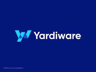 Yardiware branding colorful creative logo e commerce ecommerce logo logo design logo idea logo mark logo symbol online online store products selling store w w logo y y logo yardiware