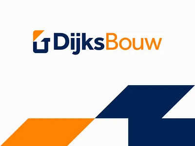 Logo - Dijks Bouw branding builderlogo constructioncompany constructionlogo dijksbouw graphicdesign logodesign smallbusinessbranding uniquelogo visualidentity