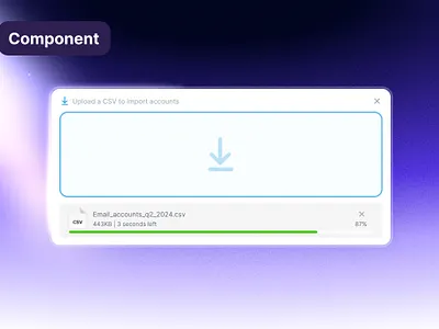 Upload/Import popup component export figma figma component graphic design import library popup resourses