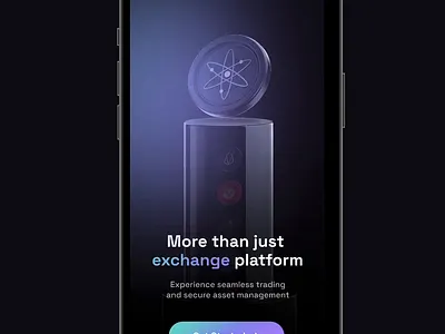 CRYPTO APP SPLASH SCREEN bitcoin blockchain blockchain development crypto crypto app crypto exchange cryptocurrency ethereum exchange platform usd