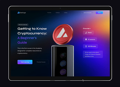 Dancrypt Crypto Educational Platform blockchain blockchain development crypto crypto currency crypto education dollar usdt