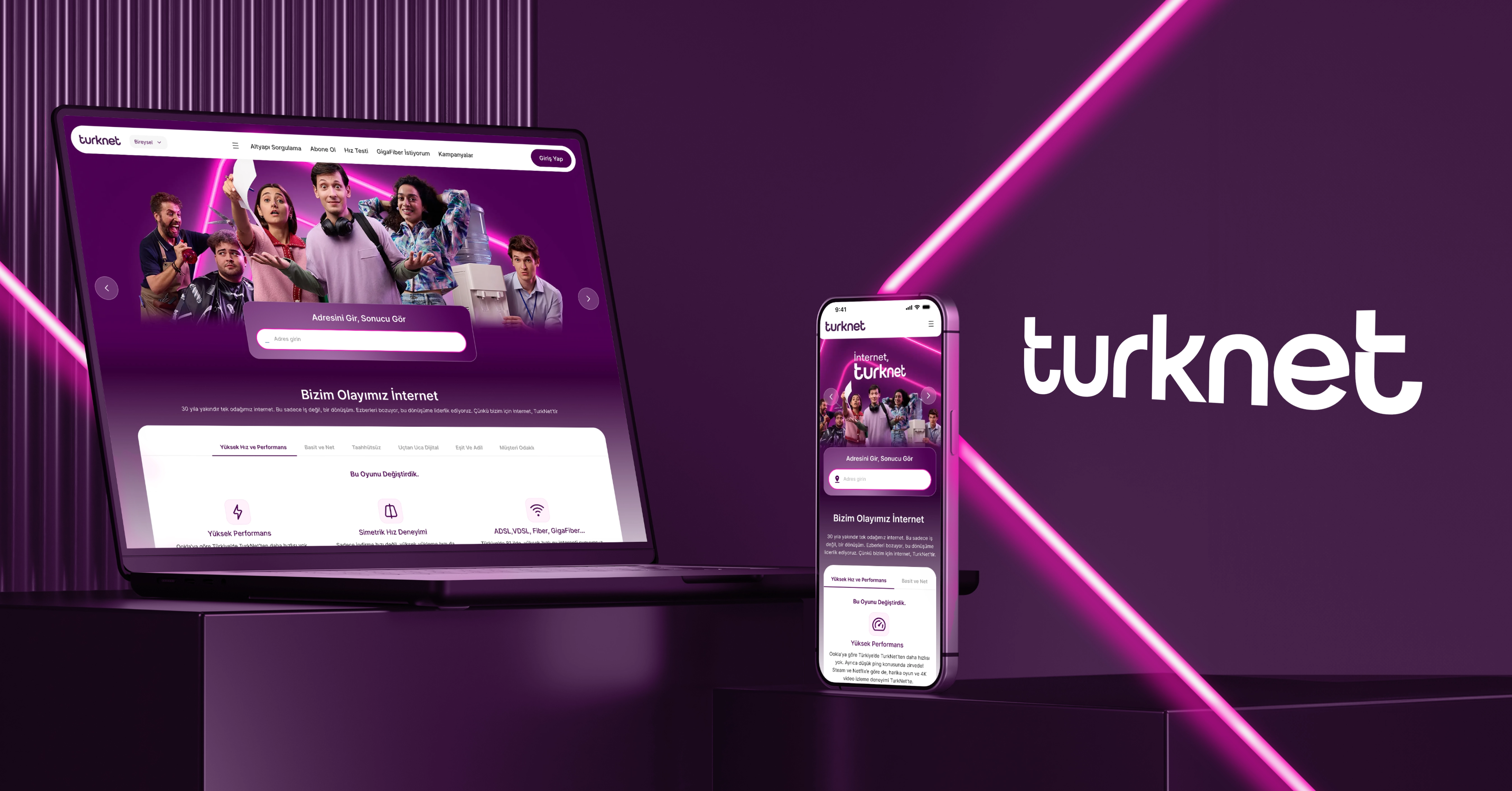 Turknet Website Redesign animation app branding design design system graphic design illustration internet logo mobile motion graphics redesign responsive turknet ui ui design ux ux design webdesign website