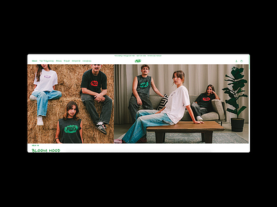 E-commerce Website design | Apparel brand contemporary retail web design