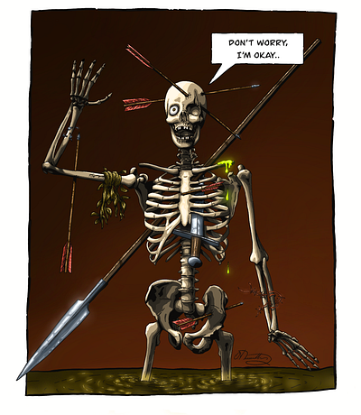 I'm Okay | Meme | Comics Illustration art artwork comics design illustration meme