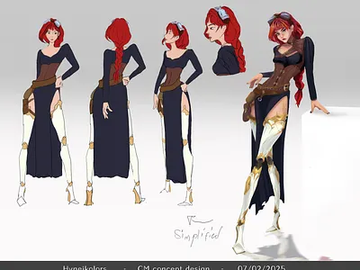 CM Arcane (self insert) -> FINAL character design commissions concept art digital art digital illustration illustration