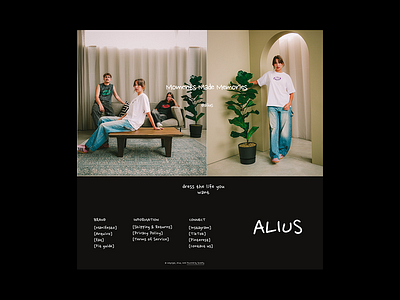 Shopify Website design | Apparel brand contemporary retail web design