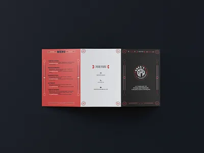 Leaflet for GREG'S PIZZAWORKS branding design food food truck french food good food graphic design junkfood logo pizaria pizza terroir typography vector vegan visual identity