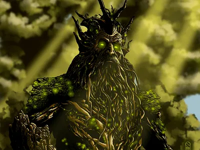 Tree King | Comics Illustration art artwork comics design illustration