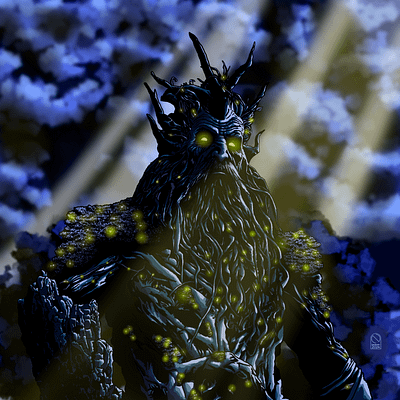 Tree King | Moonlight Version | Comics Illustration art artwork comics design illustration