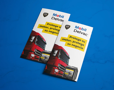 Brochure - Expotrade Lubricantes Mobil branding broshure graphic design