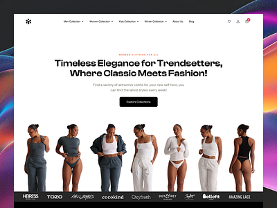 Chic Fashion Website Design for Modern Trendsetters bold typography contemporary fashion design elegant elegant style fashion fashion industry fashion website minimalist minimalist layout modern modern design monochrome online retail retail shopping experience style trendy user friendly design website