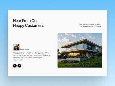 Testimonial Section - Website landing page no code testimonial testimonial section website