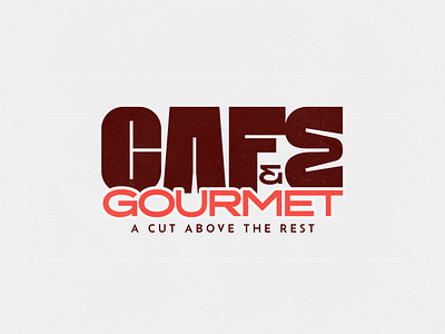 Cafe Logo Design Gourmet Restaurant & Coffee Branding Identity bold typography branding business logo cafe logo coffee shop food and beverag graphic design identity logo logo design logodesign logotype minimal cafe branding modern cafe modern logo restaurant takeaway coffee branding typography vector