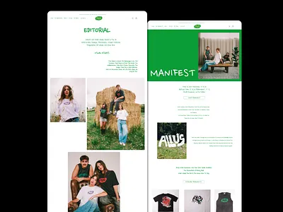 E-commerce Website design | Apparel brand contemporary retail web design