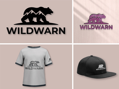 Wildwarn – Bold Bear Logo & Brand Identity Design brand identity branding design graphic design illustration logo design mockup modern typography vector wildwarn