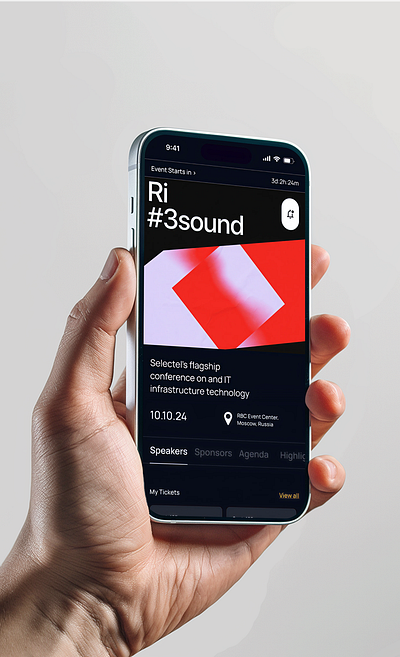 Event Attendee App mobile app design user experience design
