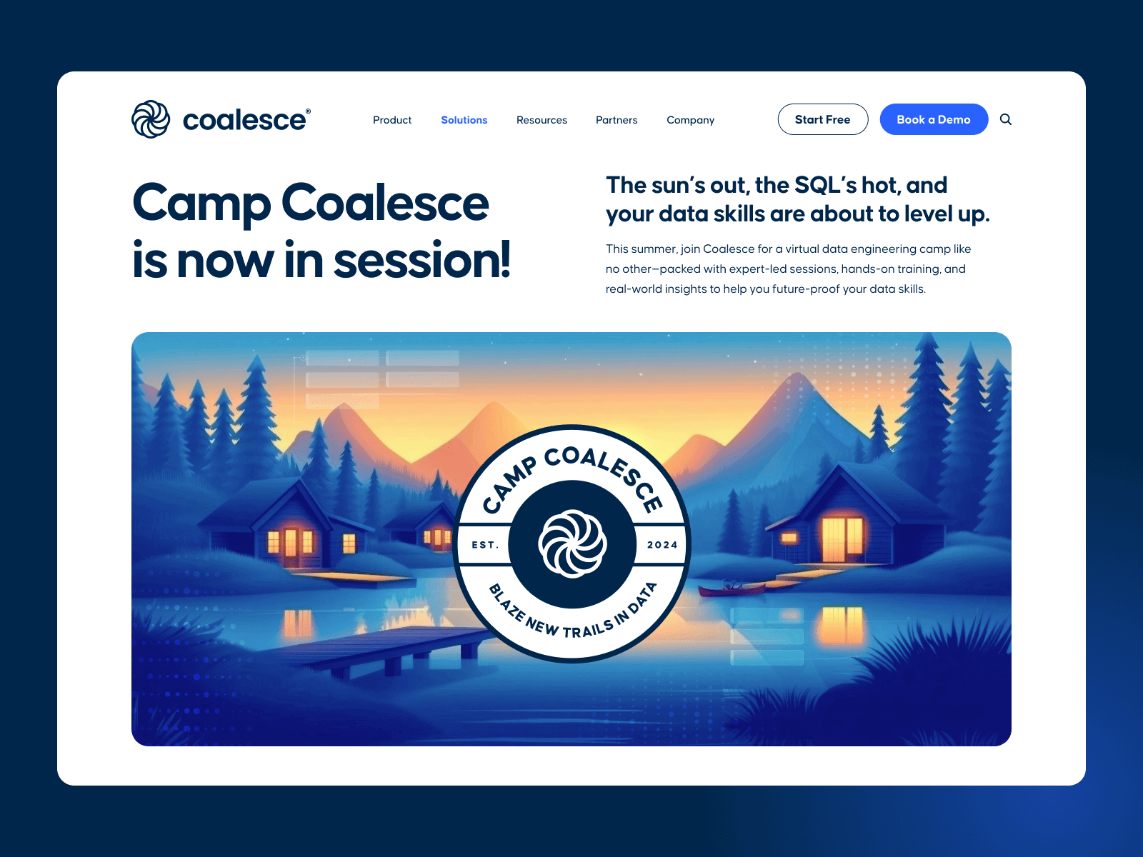 Case Study | Camp Coalesce branding design event branding graphic design web design