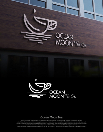 Tea Shop Logo Design branding calligraphy design graphic design logo typography