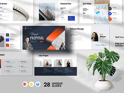 Project Proposal Presentation Template timeline