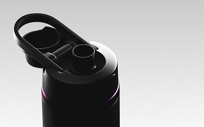 A Bottle of Water 3d 3d illustration 3d render 3d visualisation c4d cg illustration lightning materials motion graphics render