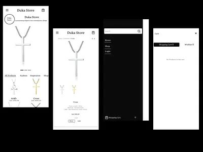 Duka Store mobile app Design. app design graphic design ui ux vector