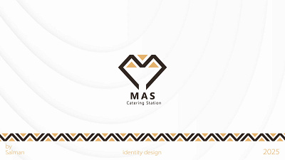 Mas identity design for party planning graphic designer