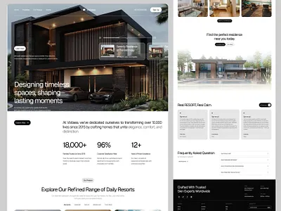 Resort booking website 3d animation app branding design graphic design illustration logo mobile app motion graphics ui ux website
