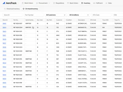 AeroTrack - ERP UI Design b2b erp b2b erp ui design b2b ux daltonuiux enterprise ui erp dashboard design erp design erp software design erp table design erp ui design agency erp ui designer erp web app design exalt studio