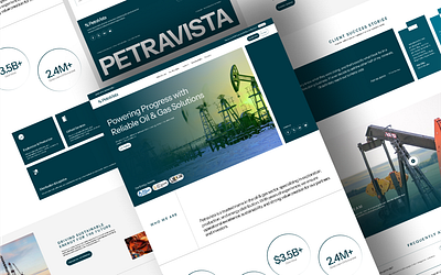 Oil and Gas Company clean concept design energy industry heating fuel landing page design minimal oil oil gas company oil and gas industry oil company oil exploration petroleum company ux design web design