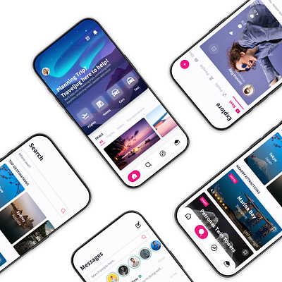 Travelers Community App appdesign branding creative dailyui designideas experiencedesign figma graphic design graphicdesign interface logo mockup noteworthy sketch travelersapp trending ui ux viral xd
