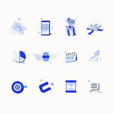 Marketing icon animation digital marketing graphic design highlight icon icon logo marketing motion graphics ui ui icon