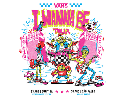 Loud and Legendary X Wagner Loud characters comic festival merchandis music posters t shirts