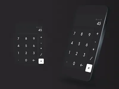 Daily UI - 004 calculator dailyui simple