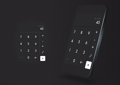 Daily UI - 004 calculator dailyui simple